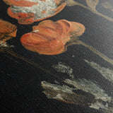 Floral 534 Canvas Art 18" x 24" / 45 x 60 cm / Black