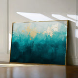 Abstract 535 Canvas Art 18" x 24" / 45 x 60 cm / Black