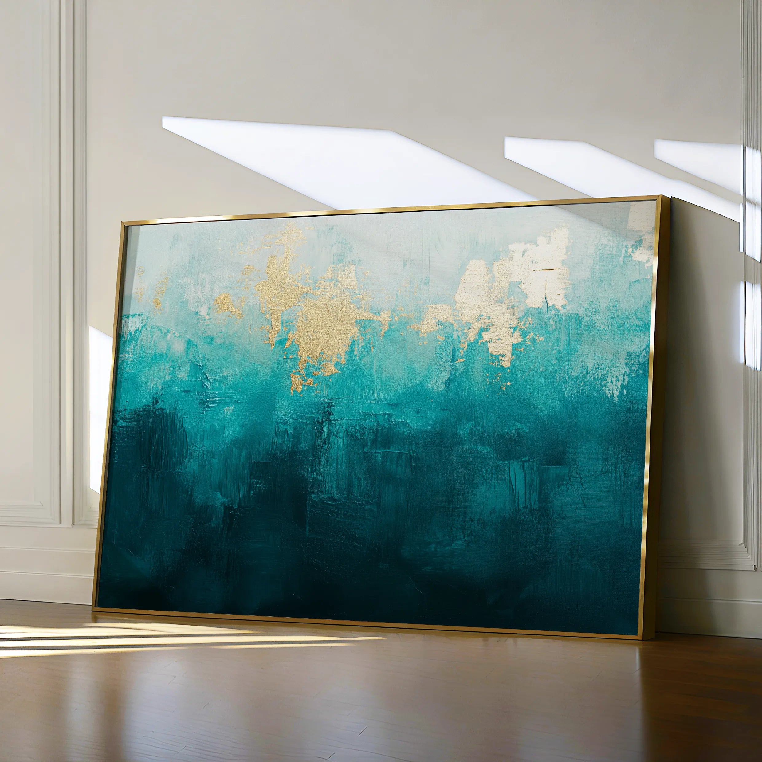 Abstract 535 Canvas Art 18" x 24" / 45 x 60 cm / Black