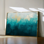 Abstract 535 Canvas Art 60 x 40 cm / Black