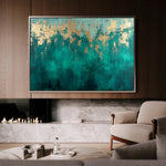 Abstract 536 Canvas Art 18" x 24" / 45 x 60 cm / Black