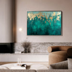 Abstract 536 Canvas Art 18" x 24" / 45 x 60 cm / Black