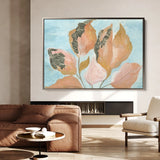 Floral 536 Canvas Art 18" x 24" / 45 x 60 cm / Black