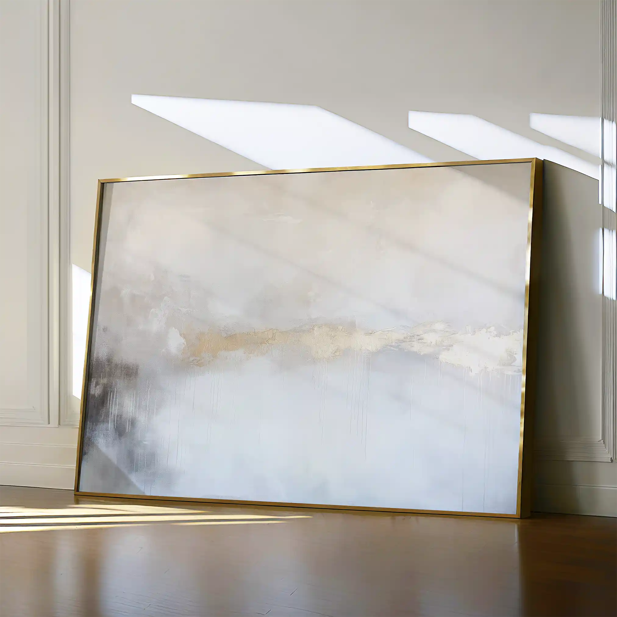 Abstract 537 Canvas Art 18" x 24" / 45 x 60 cm / Black