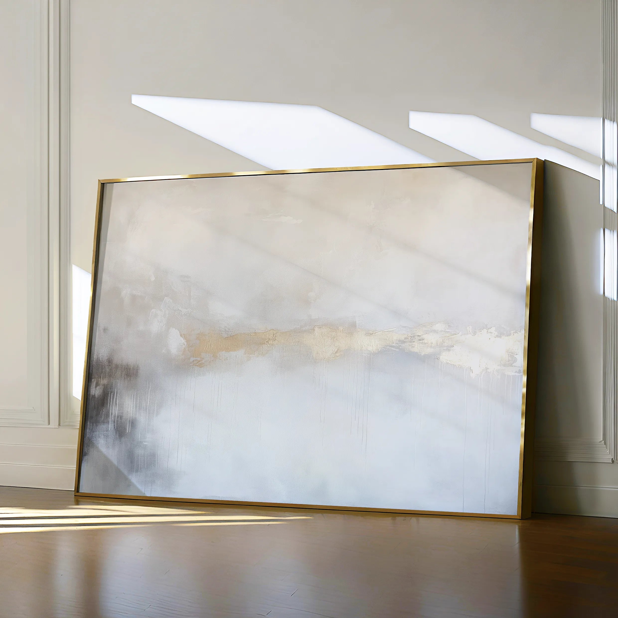 Abstract 537 Canvas Art 18" x 24" / 45 x 60 cm / Black