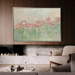 Floral 537 Canvas Art 18" x 24" / 45 x 60 cm / Black