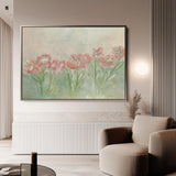 Floral 537 Canvas Art 18" x 24" / 45 x 60 cm / Black