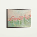 Floral 537 Canvas Art 60 x 40 cm / Black