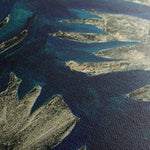 Floral 538 Canvas Art 18" x 24" / 45 x 60 cm / Black