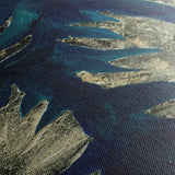 Floral 538 Canvas Art 18" x 24" / 45 x 60 cm / Black
