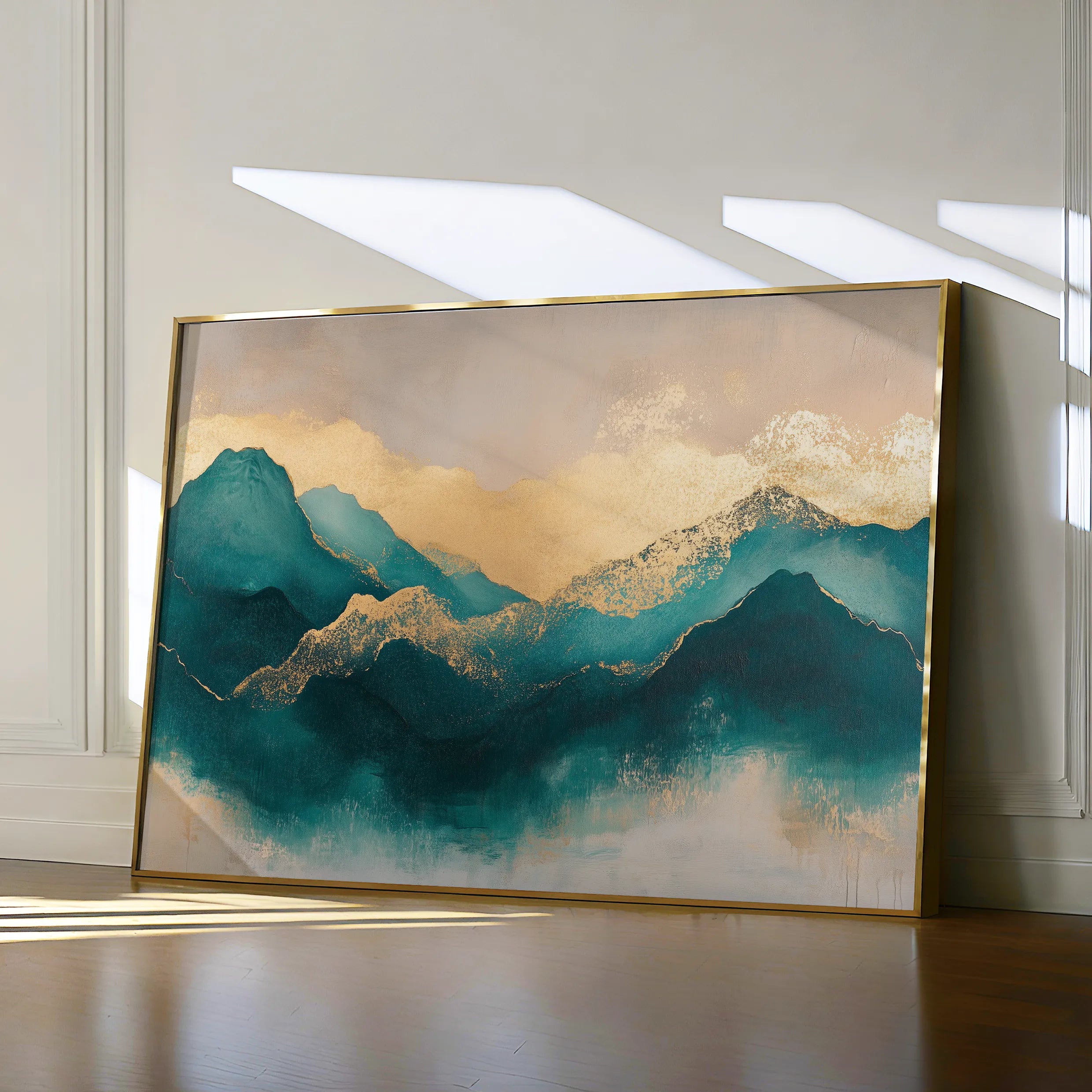 Abstract 539 Canvas Art 18" x 24" / 45 x 60 cm / Black