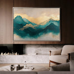 Abstract 539 Canvas Art 18" x 24" / 45 x 60 cm / Black