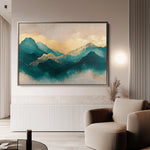 Abstract 539 Canvas Art 18" x 24" / 45 x 60 cm / Black
