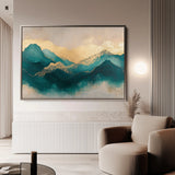 Abstract 539 Canvas Art 18" x 24" / 45 x 60 cm / Black