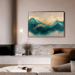 Abstract 539 Canvas Art 18" x 24" / 45 x 60 cm / Black