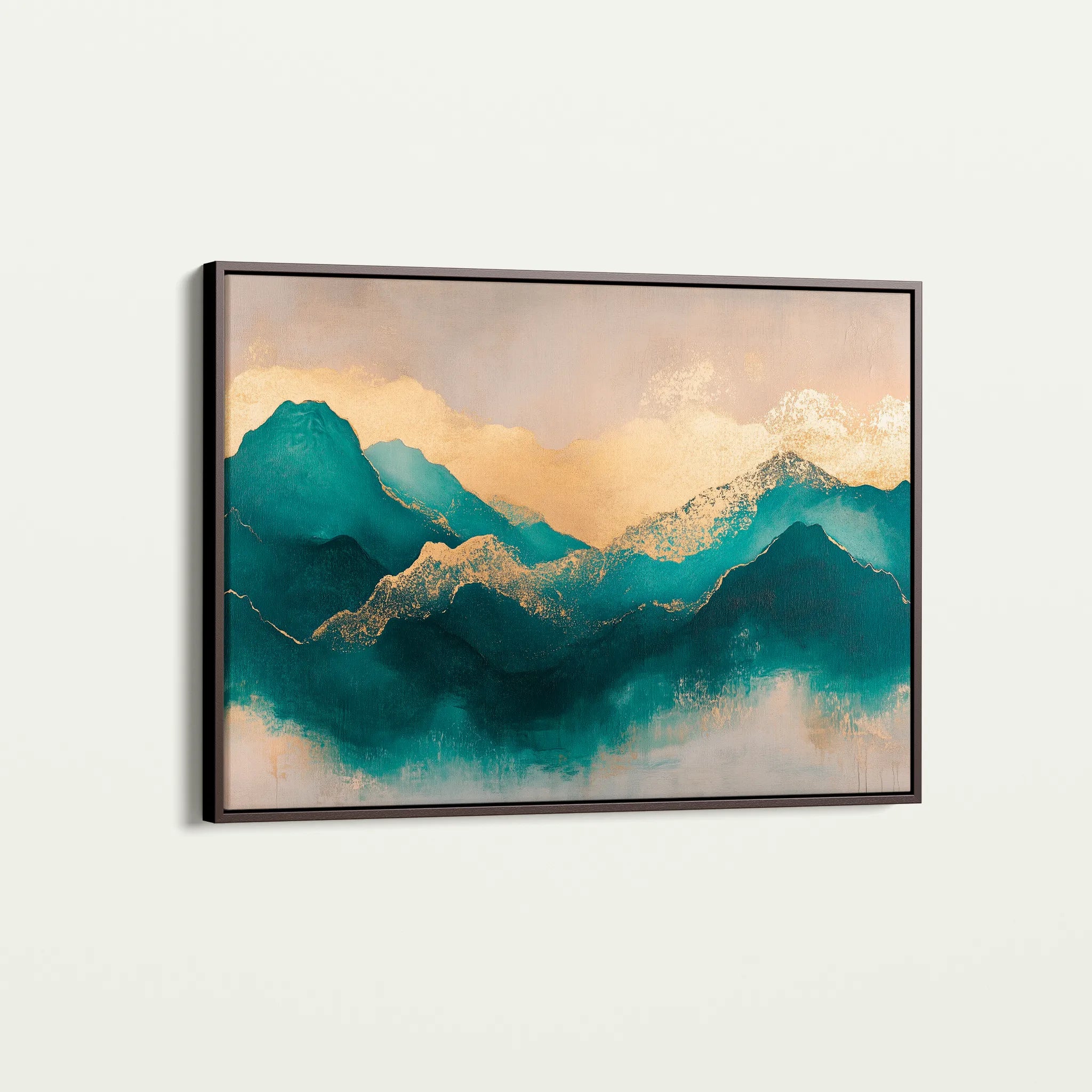Abstract 539 Canvas Art 18" x 24" / 45 x 60 cm / Black
