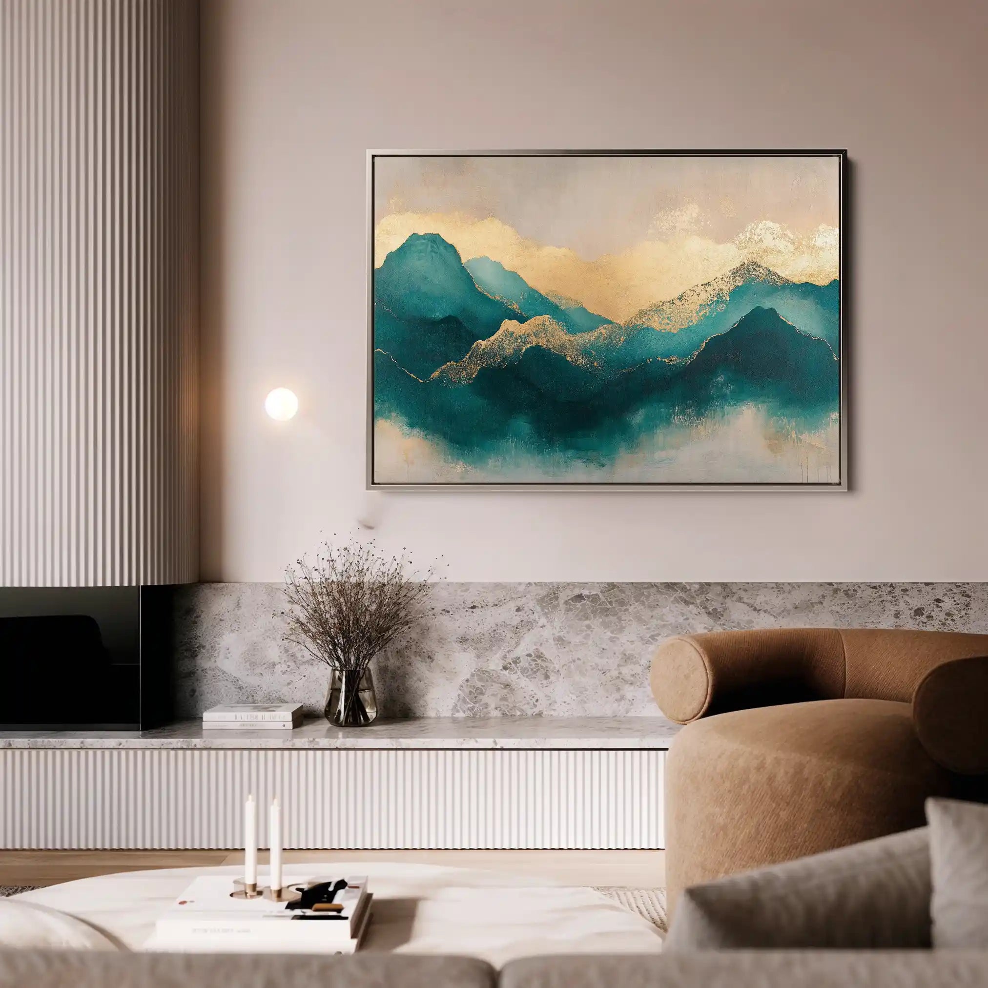 Abstract 539 Canvas Art 60 x 40 cm / Black