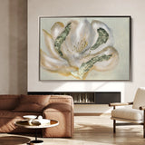 Floral 539 Canvas Art 18" x 24" / 45 x 60 cm / Black