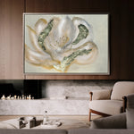 Floral 539 Canvas Art 18" x 24" / 45 x 60 cm / Black