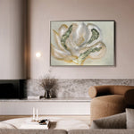 Floral 539 Canvas Art 18" x 24" / 45 x 60 cm / Black