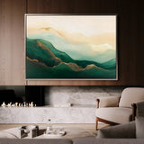 Abstract 540 Canvas Art 18" x 24" / 45 x 60 cm / Black