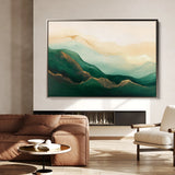 Abstract 540 Canvas Art 18" x 24" / 45 x 60 cm / Black