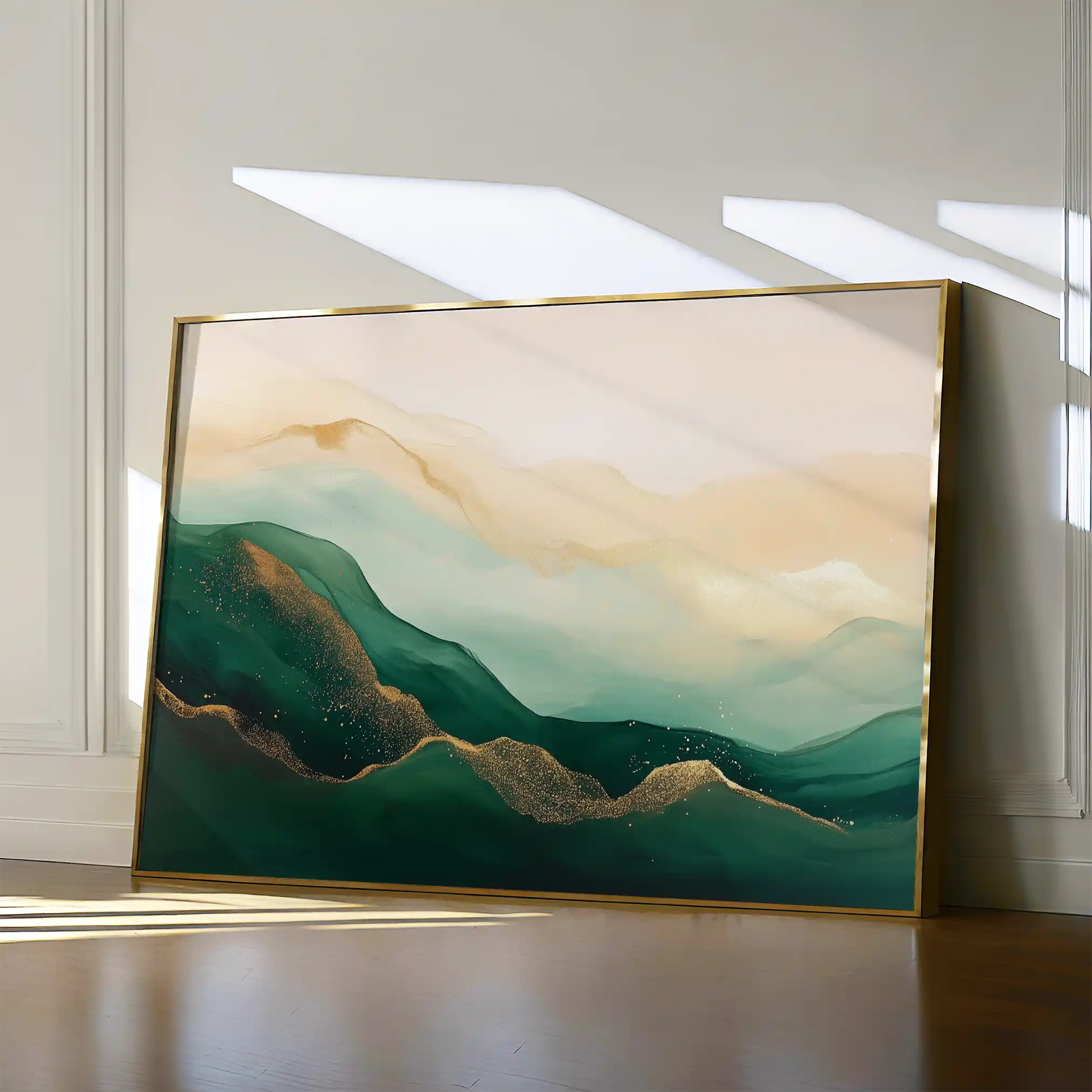 Abstract 540 Canvas Art 60 x 40 cm / Black