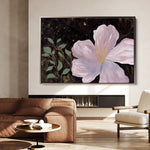 Floral 541 Canvas Art 18" x 24" / 45 x 60 cm / Black