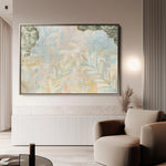 Floral 542 Canvas Art 18" x 24" / 45 x 60 cm / Black