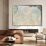 Floral 542 Canvas Art 18" x 24" / 45 x 60 cm / Black