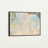 Floral 542 Canvas Art 18" x 24" / 45 x 60 cm / Black