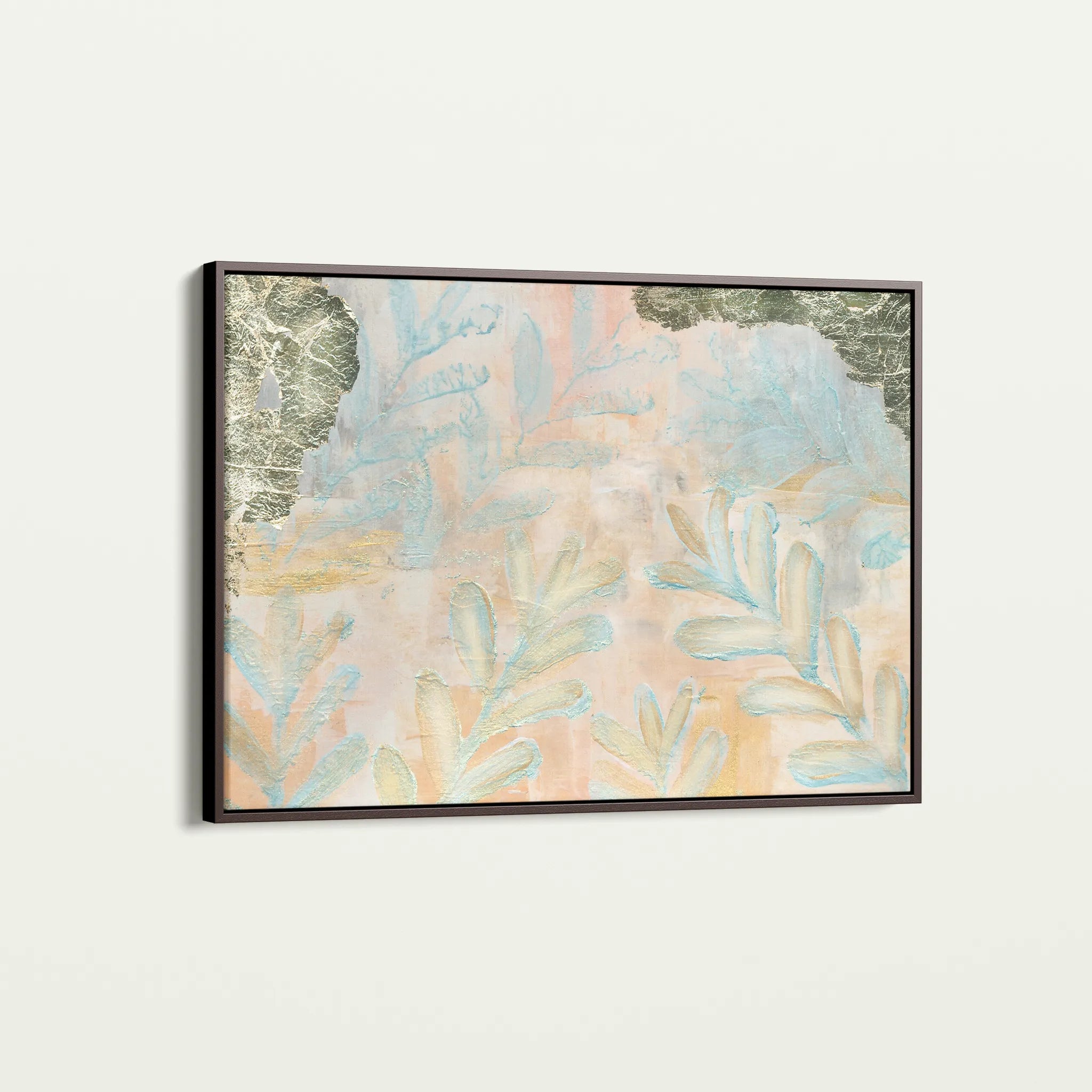 Floral 542 Canvas Art 18" x 24" / 45 x 60 cm / Black