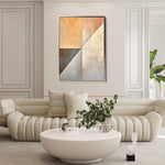 Abstract 543 Canvas Art 18" x 24" / 45 x 60 cm / Black