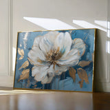 Floral 543 Canvas Art 18" x 24" / 45 x 60 cm / Black