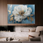 Floral 543 Canvas Art 18" x 24" / 45 x 60 cm / Black