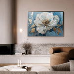 Floral 543 Canvas Art 18" x 24" / 45 x 60 cm / Black