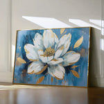 Floral 544 Canvas Art 18" x 24" / 45 x 60 cm / Black