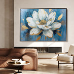 Floral 544 Canvas Art 18" x 24" / 45 x 60 cm / Black