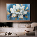 Floral 544 Canvas Art 18" x 24" / 45 x 60 cm / Black