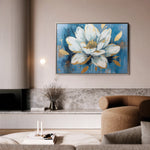 Floral 544 Canvas Art 18" x 24" / 45 x 60 cm / Black