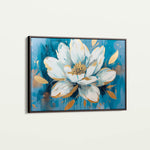 Floral 544 Canvas Art 18" x 24" / 45 x 60 cm / Black