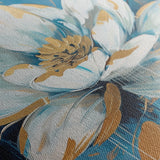 Floral 544 Canvas Art 18" x 24" / 45 x 60 cm / Black