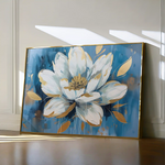 Floral 544 Canvas Art 60 x 40 cm / Black