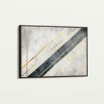 Abstract 546 Canvas Art 18" x 24" / 45 x 60 cm / Black
