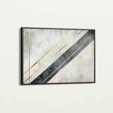 Abstract 546 Canvas Art 18" x 24" / 45 x 60 cm / Black