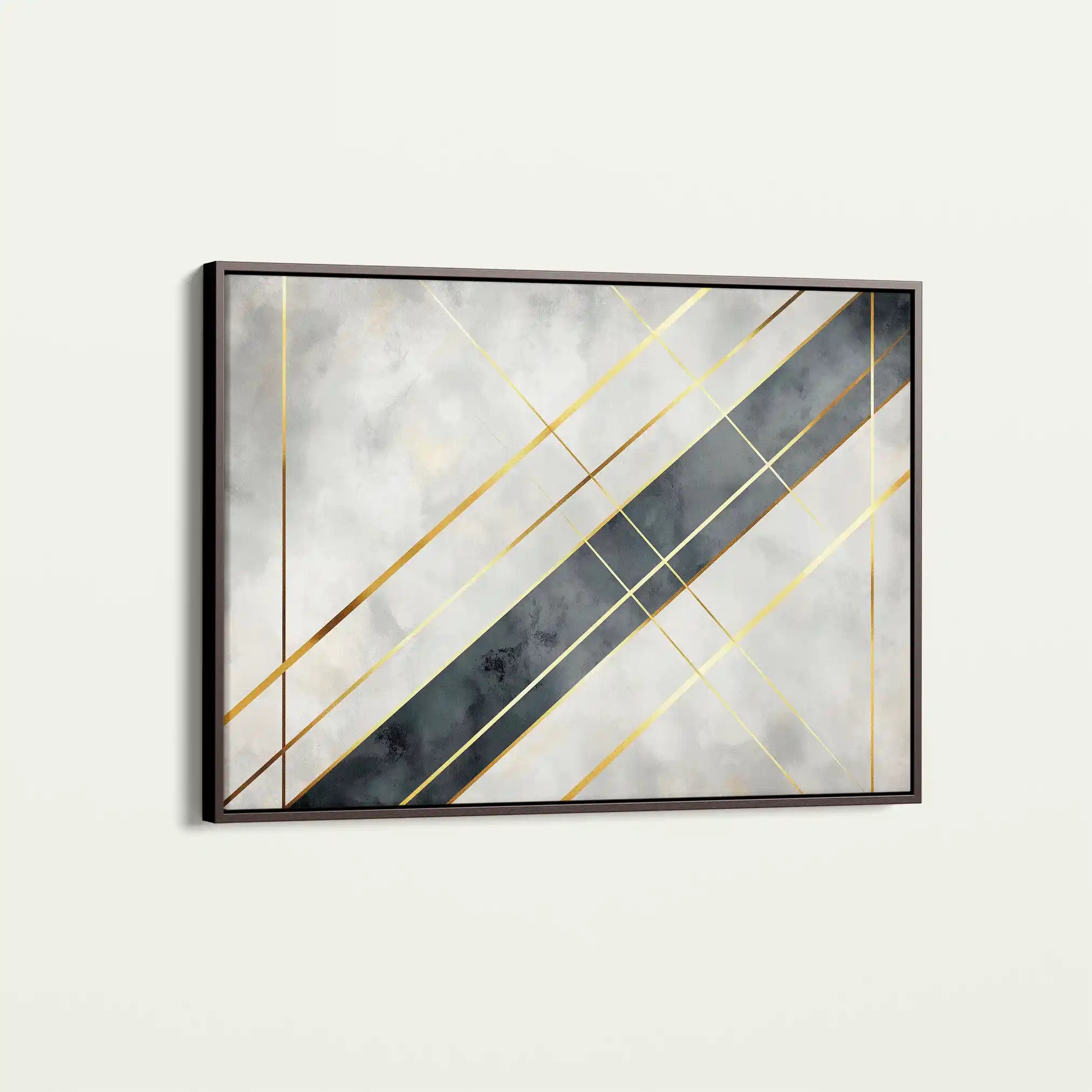 Abstract 546 Canvas Art 18" x 24" / 45 x 60 cm / Black