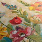 Floral 546 Canvas Art 18" x 24" / 45 x 60 cm / Black