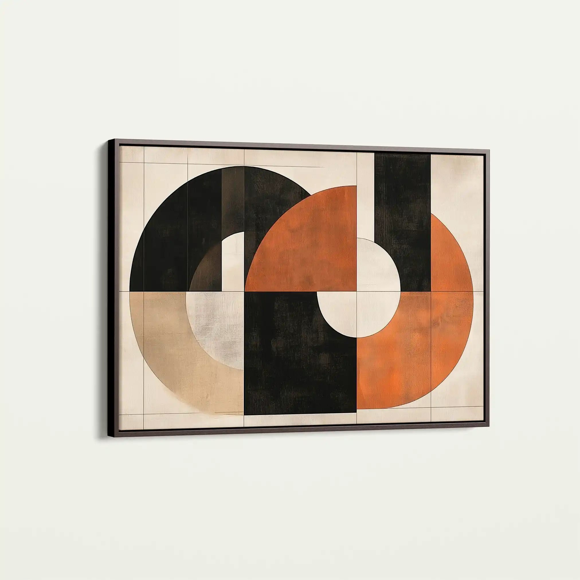 Abstract 547 Canvas Art 60 x 40 cm / Black