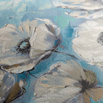 Floral 547 Canvas Art 18" x 24" / 45 x 60 cm / Black