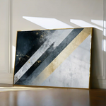Abstract 548 Canvas Art 18" x 24" / 45 x 60 cm / Black